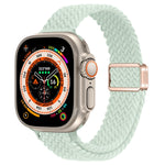Schlankes Magnetverschluss Nylon Geflochtenes Uhrenarmband, Für Apple Watch Series 9 41mm, Für Apple Watch Ultra 49mm