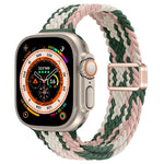 Schlankes Magnetverschluss Nylon Geflochtenes Uhrenarmband, Für Apple Watch Series 9 41mm, Für Apple Watch Ultra 49mm