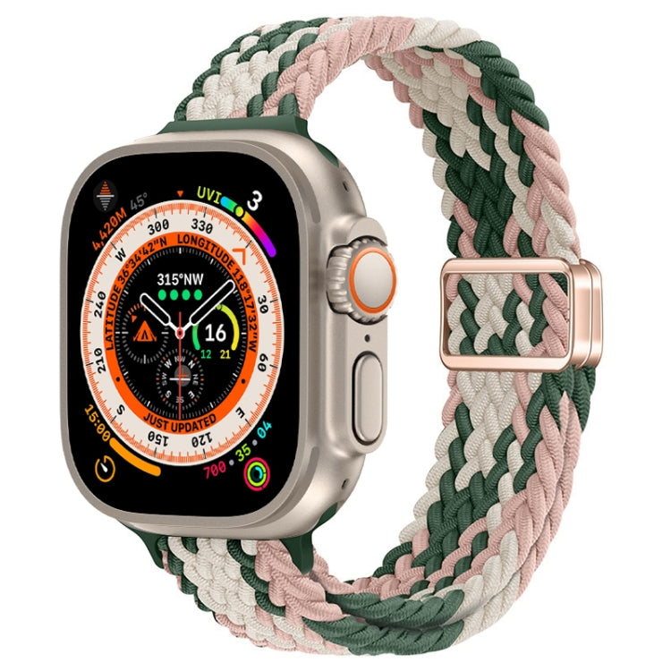 Schlankes Magnetverschluss Nylon Geflochtenes Uhrenarmband, Für Apple Watch Series 9 41mm, Für Apple Watch Ultra 49mm