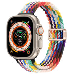 Schlankes Magnetverschluss Nylon Geflochtenes Uhrenarmband, Für Apple Watch Series 9 41mm, Für Apple Watch Ultra 49mm