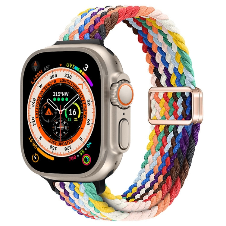 Schlankes Magnetverschluss Nylon Geflochtenes Uhrenarmband, Für Apple Watch Series 9 41mm, Für Apple Watch Ultra 49mm