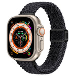 Schlankes Magnetverschluss Nylon Geflochtenes Uhrenarmband, Für Apple Watch Series 9 41mm, Für Apple Watch Ultra 49mm