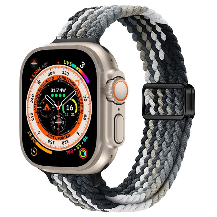 Schlankes Magnetverschluss Nylon Geflochtenes Uhrenarmband, Für Apple Watch Series 9 41mm, Für Apple Watch Ultra 49mm