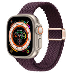 Schlankes Magnetverschluss Nylon Geflochtenes Uhrenarmband, Für Apple Watch Series 9 41mm, Für Apple Watch Ultra 49mm