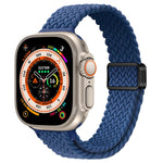 Schlankes Magnetverschluss Nylon Geflochtenes Uhrenarmband, Für Apple Watch Series 9 41mm, Für Apple Watch Ultra 49mm