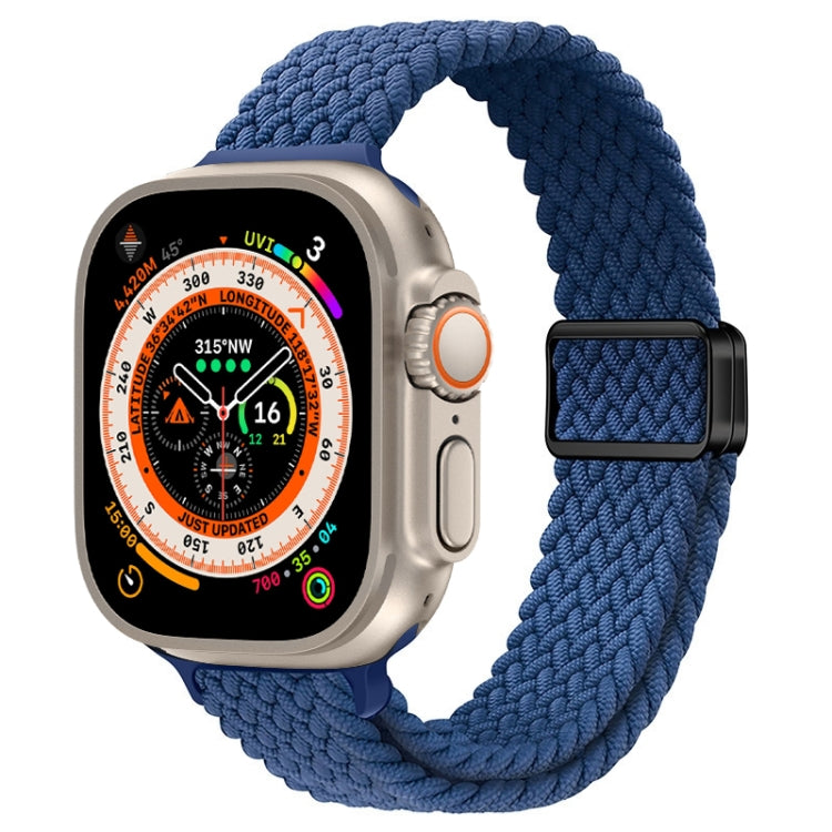 Schlankes Magnetverschluss Nylon Geflochtenes Uhrenarmband, Für Apple Watch Series 9 41mm, Für Apple Watch Ultra 49mm
