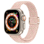 Schlankes Magnetverschluss Nylon Geflochtenes Uhrenarmband, Für Apple Watch Series 9 41mm, Für Apple Watch Ultra 49mm
