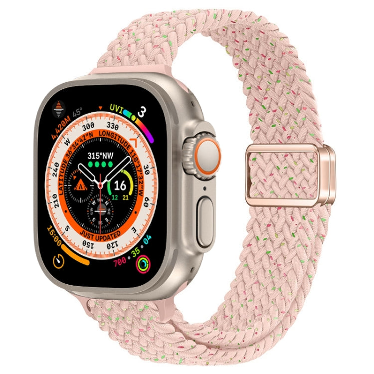 Schlankes Magnetverschluss Nylon Geflochtenes Uhrenarmband, Für Apple Watch Series 9 41mm, Für Apple Watch Ultra 49mm