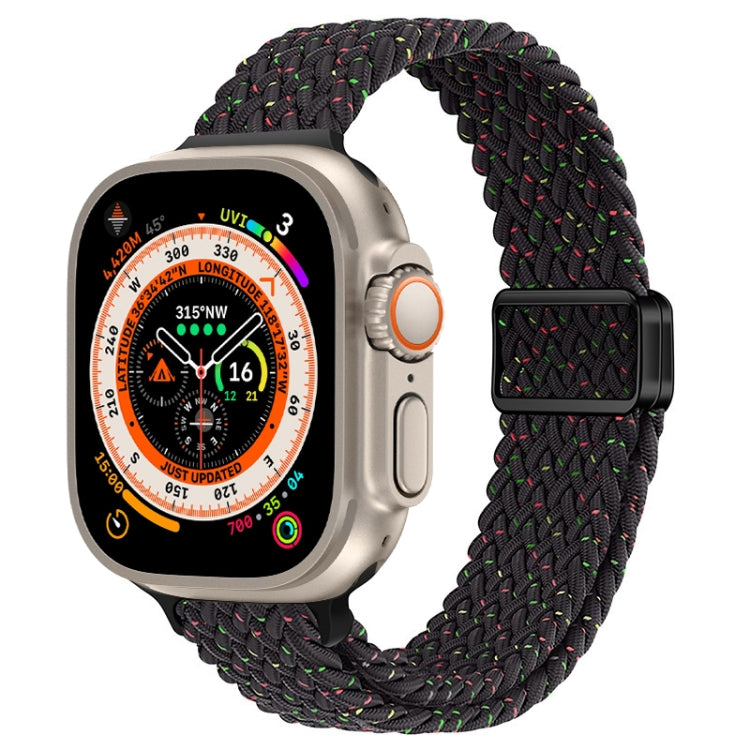Schlankes Magnetverschluss Nylon Geflochtenes Uhrenarmband, Für Apple Watch Series 9 41mm, Für Apple Watch Ultra 49mm