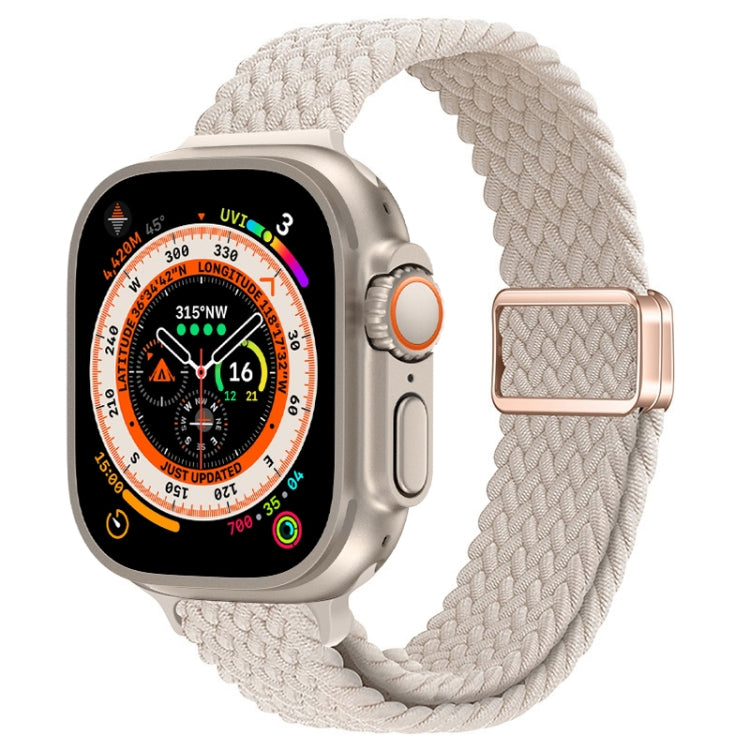 Schlankes Magnetverschluss Nylon Geflochtenes Uhrenarmband, Für Apple Watch Series 9 41mm, Für Apple Watch Ultra 49mm