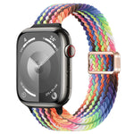 Schlankes Magnetverschluss Nylon Geflochtenes Uhrenarmband, Für Apple Watch Series 8 41mm, Für Apple Watch Series 8 45mm