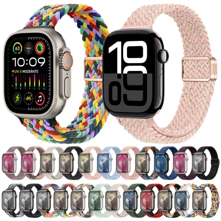 Schlankes Magnetverschluss Nylon Geflochtenes Uhrenarmband, Für Apple Watch Series 8 41mm, Für Apple Watch Series 8 45mm