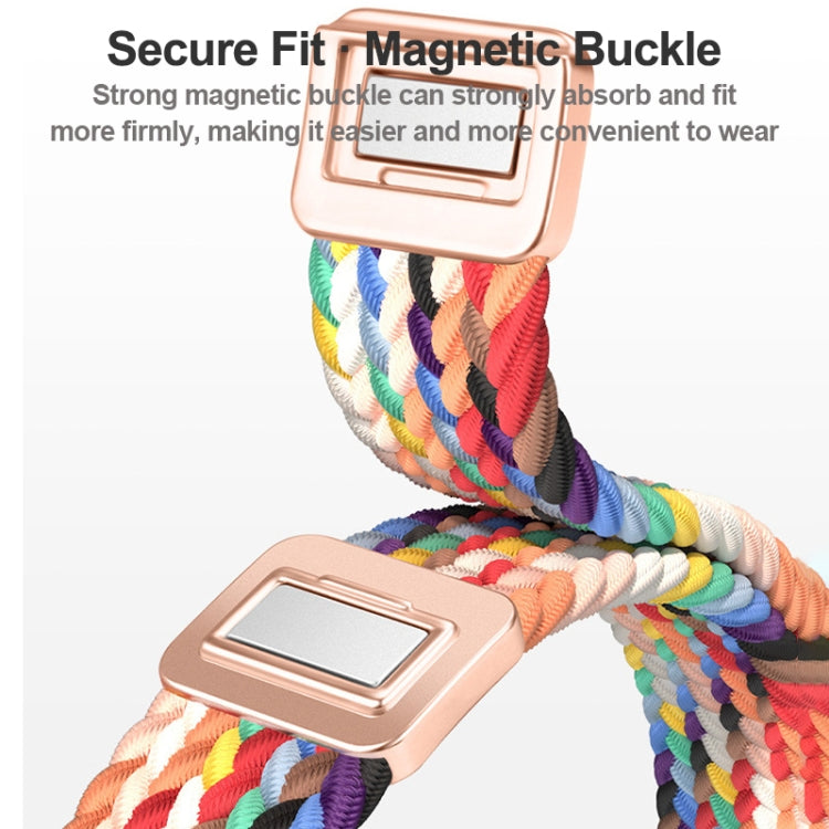 Schlankes Magnetverschluss Nylon Geflochtenes Uhrenarmband, Für Apple Watch Series 9 41mm, Für Apple Watch Ultra 49mm