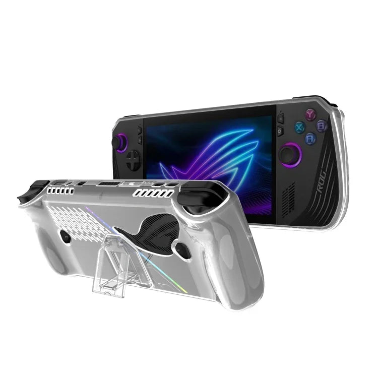Transparente TPU-Schutzhülle mit Halterung für ASUS ROG Ally X