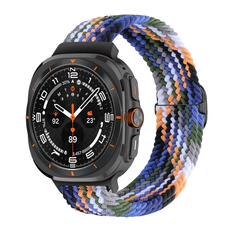 Nylon-Armband mit Schiebeverschluss, für Samsung Galaxy Watch Ultra 47 mm / Ultra 2025