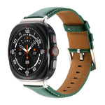 Schlichtes Uhrenarmband aus echtem Leder, für Samsung Galaxy Watch Ultra 47 mm / Ultra 2025