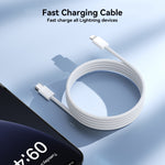 JOYROOM S-A45 30W USB-C / Type-C auf 8 Pin Schnelllade-Datenkabel, Länge: 1m, Type-C auf 8 Pin