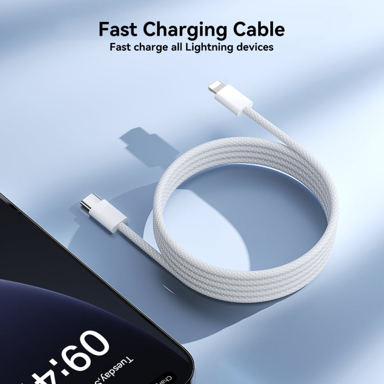 JOYROOM S-A45 30W USB-C / Type-C auf 8 Pin Schnelllade-Datenkabel, Länge: 1m, Type-C auf 8 Pin