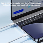 JOYROOM S-A45 30W USB-C / Type-C auf 8 Pin Schnelllade-Datenkabel, Länge: 1m, Type-C auf 8 Pin
