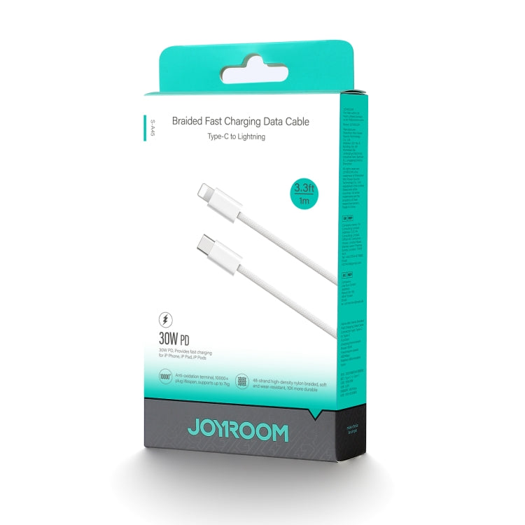 JOYROOM S-A45 30W USB-C / Type-C auf 8 Pin Schnelllade-Datenkabel, Länge: 1m, Type-C auf 8 Pin