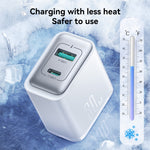 JOYROOM JR-TCF15 30W USB+USB-C / Type-C Schnellladegerät, EU-Stecker, UK-Stecker