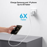 JOYROOM JR-TCF24 30W USB-C / Typ-C Schnellladegerät mit Kabelsatz, EU-Stecker