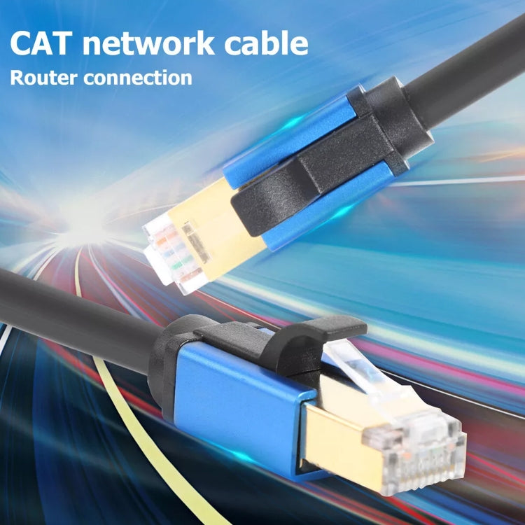 CAT8e Reinkupfer Computer Switch Router Ethernet Netzwerk LAN Kabel, 1m, 2m, 3m, 5m, 8m, 10m, 15m, 20m, 30m