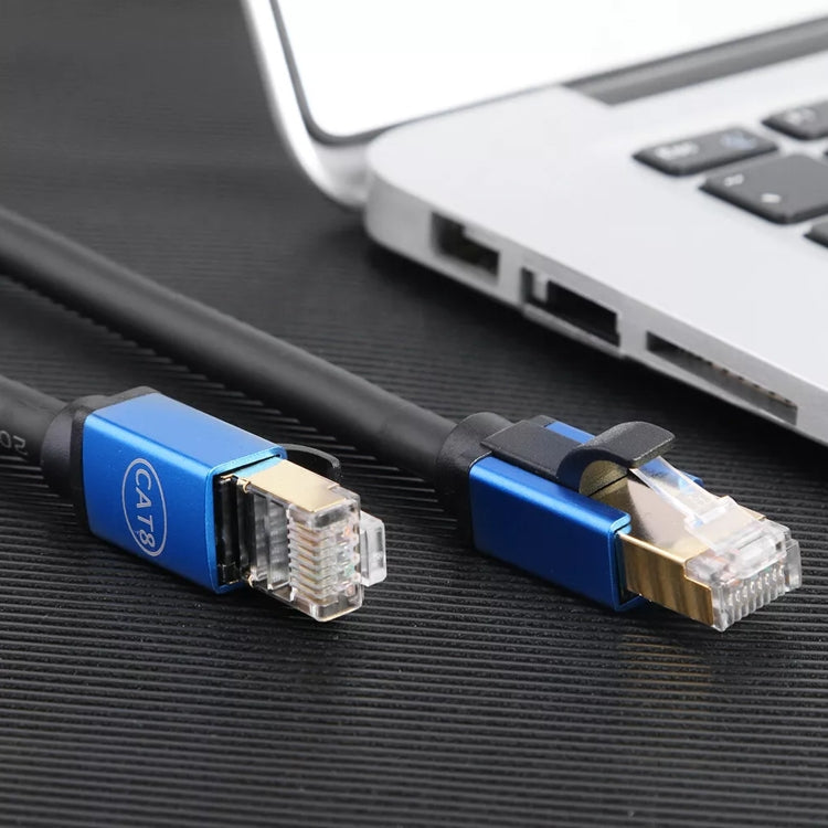 CAT8e Reinkupfer Computer Switch Router Ethernet Netzwerk LAN Kabel, 1m, 2m, 3m, 5m, 8m, 10m, 15m, 20m, 30m