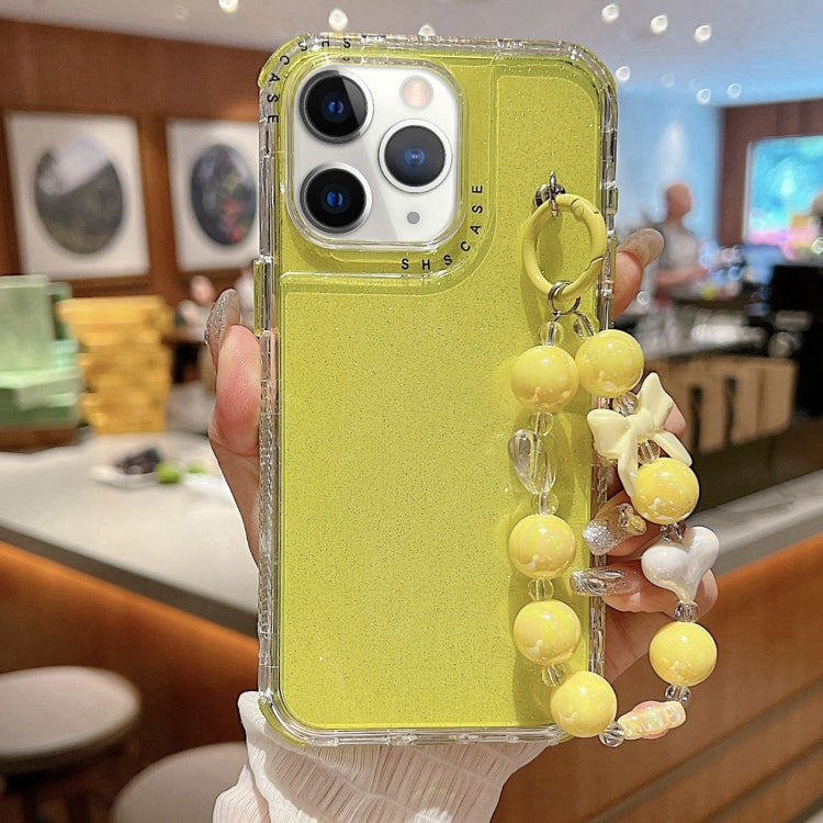 TPU + PC + Glitzer Pailletten Vollschutz-Handyhülle mit Armband, Für iPhone 14 Pro, Für iPhone 14 Pro Max, Für iPhone 6 / 7 / 8 / SE 2020, Für iPhone 13 Pro Max, Für iPhone 13 Pro, Für iPhone 13, Für iPhone 12 / 12 Pro, Für iPhone 12 Pro Max