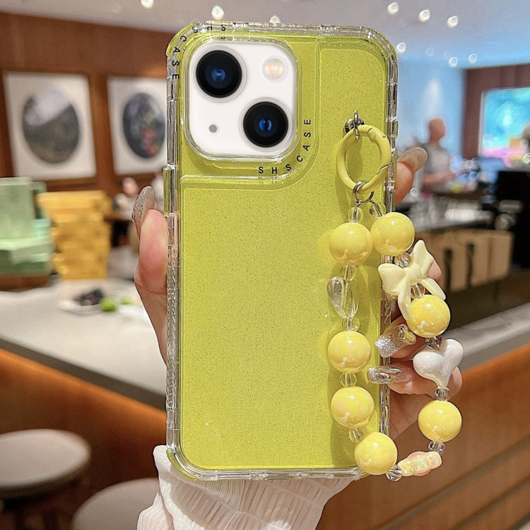 TPU + PC + Glitzer Pailletten Vollschutz-Handyhülle mit Armband, Für iPhone 14 Pro, Für iPhone 14 Pro Max, Für iPhone 6 / 7 / 8 / SE 2020, Für iPhone 13 Pro Max, Für iPhone 13 Pro, Für iPhone 13, Für iPhone 12 / 12 Pro, Für iPhone 12 Pro Max