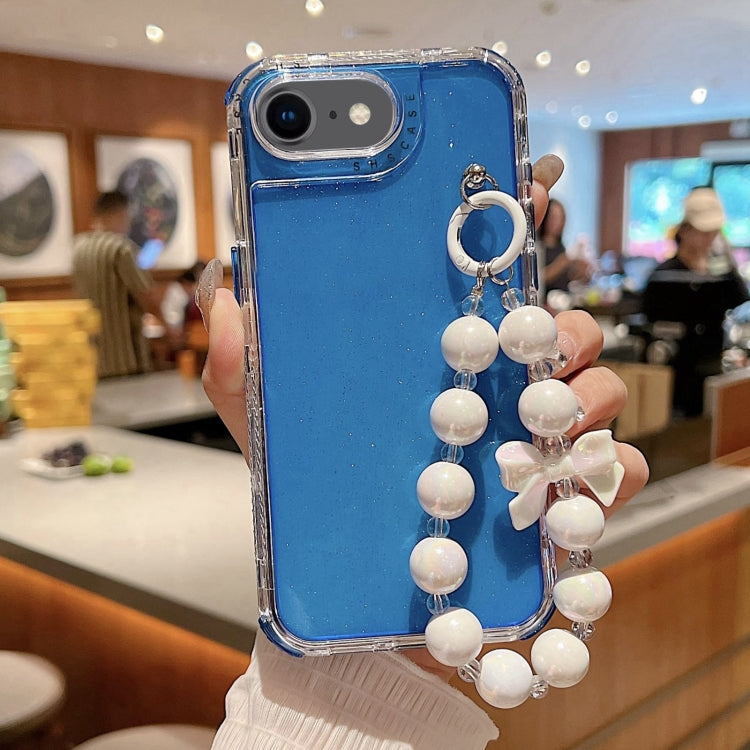 TPU + PC + Glitzer Pailletten Vollschutz-Handyhülle mit Armband, Für iPhone 14 Pro, Für iPhone 14 Pro Max, Für iPhone 6 / 7 / 8 / SE 2020, Für iPhone 13 Pro Max, Für iPhone 13 Pro, Für iPhone 13, Für iPhone 12 / 12 Pro, Für iPhone 12 Pro Max