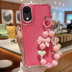 TPU + PC + Glitter Sequins Full Coverage Phone Case with Bracelet, For iPhone XR, For iPhone XS Max, For iPhone 6 Plus / 7 Plus / 8 Plus