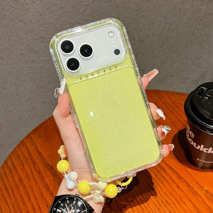 TPU + PC + Glitzer-Pailletten Vollschutz-Handyhülle mit Armband, für iPhone 17 Pro Max, für iPhone 17 Pro, für iPhone 16 Pro Max, für iPhone 16 Pro, für iPhone 16 Plus, für iPhone 16, für iPhone 15 Pro Max, für iPhone 15 Pro, für iPhone 15 Plus