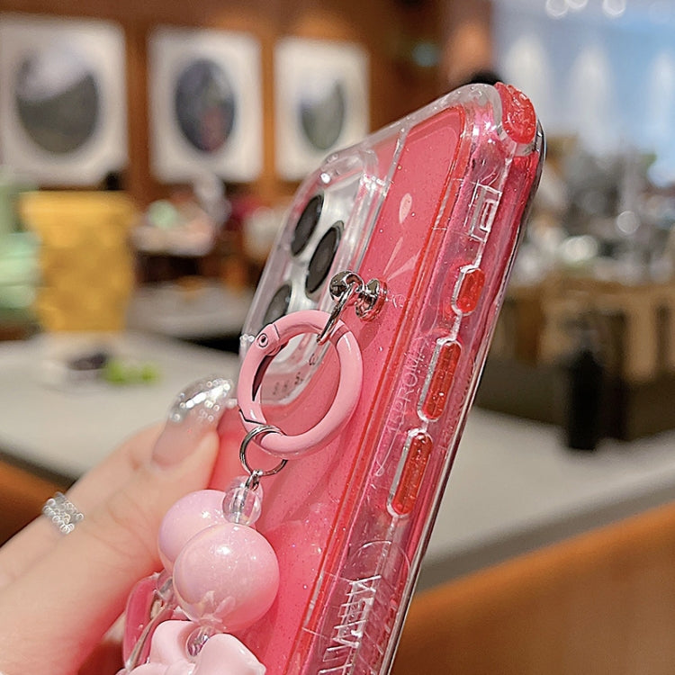 TPU + PC + Glitzer Pailletten Vollschutz-Handyhülle mit Armband, Für iPhone 14 Pro, Für iPhone 14 Pro Max, Für iPhone 6 / 7 / 8 / SE 2020, Für iPhone 13 Pro Max, Für iPhone 13 Pro, Für iPhone 13, Für iPhone 12 / 12 Pro, Für iPhone 12 Pro Max