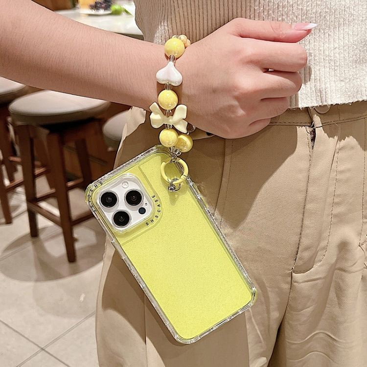 TPU + PC + Glitter Sequins Full Coverage Phone Case with Bracelet, For iPhone XR, For iPhone XS Max, For iPhone 6 Plus / 7 Plus / 8 Plus