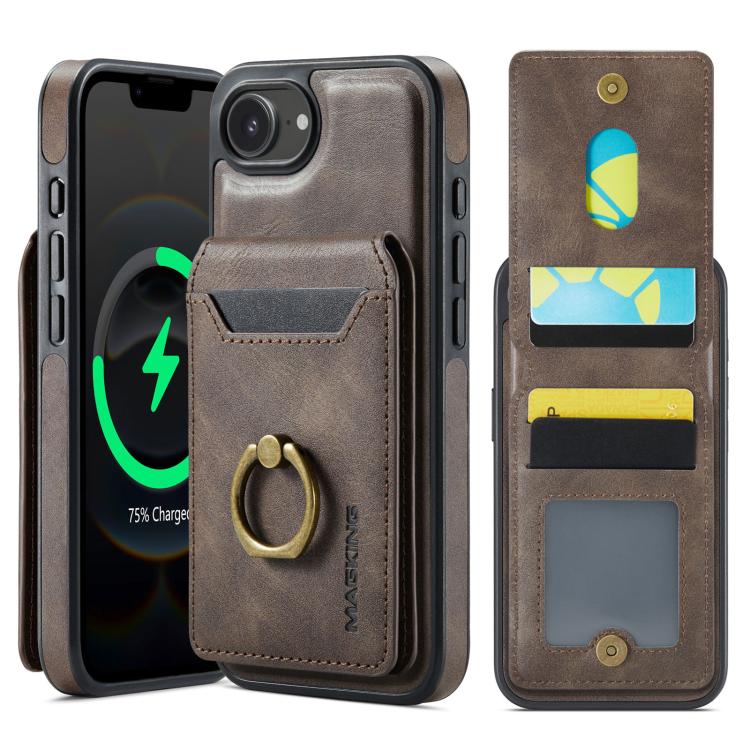 MAGKING K1 MagSafe Abnehmbare Wallet RFID-Rückabdeckung Handyhülle, Für iPhone 17e / 16e, Für iPhone 17 Pro Max, Für iPhone 17 Pro, Für iPhone 17, Für iPhone Air, Für iPhone 16 Pro Max, Für iPhone 16 Pro, Für iPhone 16 Plus, Für iPhone 16
