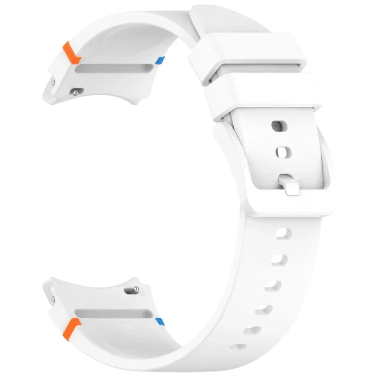 Official Solid Color Stitched Silicone Watch Band, For Samsung Galaxy Watch 7 40 / 44mm