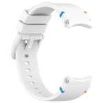 Official Solid Color Stitched Silicone Watch Band, For Samsung Galaxy Watch 7 40 / 44mm