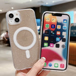 Acrylic Transparent Glitter MagSafe Phone Case, For iPhone XS Max, For iPhone 8 Plus / 7 Plus