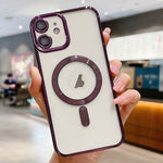 Elektroplattierte MagSafe Handyhülle, Für iPhone 11, Für iPhone 11 Pro