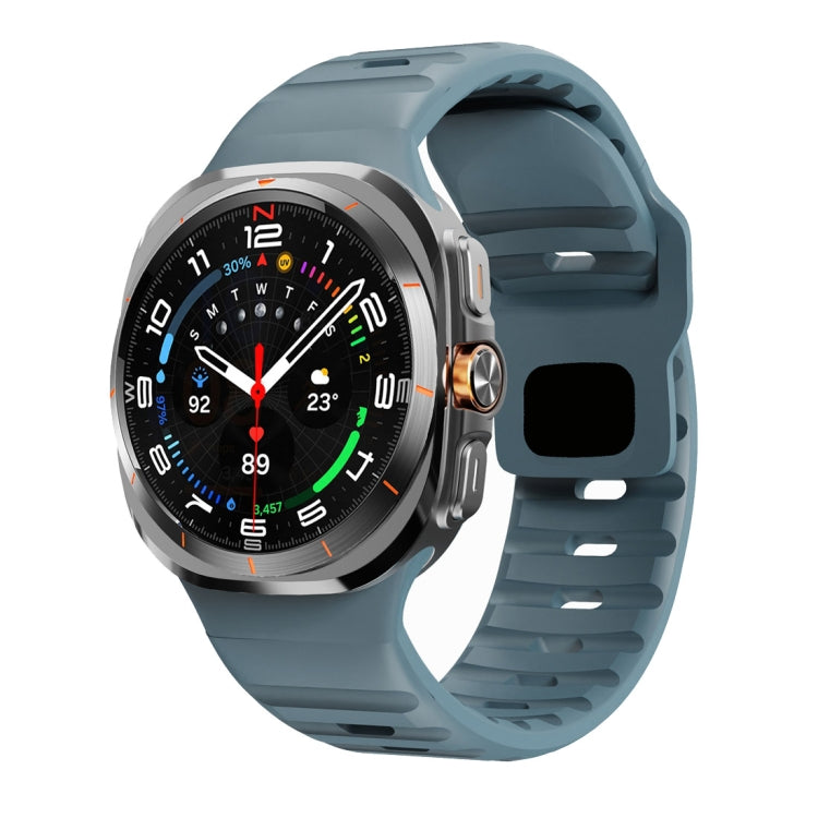 Wellentextur mit umgekehrter Schnalle Silikon-Uhrenarmband, für Samsung Galaxy Watch Ultra 47mm / Ultra 2025