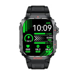 G45 2.01 inch Screen Silicone Strap 10m Waterproof Smart Watch, Support Flashlight / Bluetooth Call / HRV