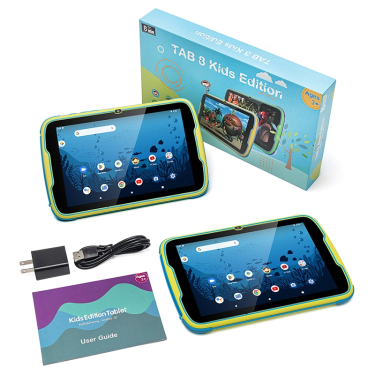 UNIWA Boxchip Tab 8 WiFi Kinder-Tablet, 8 Zoll Android 13 Allwinner A523 Octa-Core CPU Unterstützung Google Play, 4GB+64GB