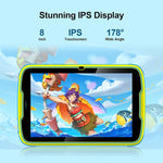 UNIWA Boxchip Tab 8 WiFi Kinder-Tablet, 8 Zoll Android 13 Allwinner A523 Octa-Core CPU Unterstützung Google Play, 4GB+64GB