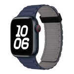 Magnetisches Silikon-Uhrenarmband mit drei Perlen, passend für Apple Watch SE 2023 (44 mm)