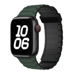 Magnetisches Silikon-Uhrenarmband mit drei Perlen, passend für Apple Watch SE 2023 (44 mm)