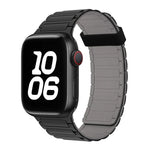 Tri-beads Magnetic Hoop Silicone Watch Band, For Apple Watch Ultra 2 49mm