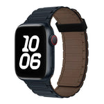 Magnetisches Silikon-Uhrenarmband mit drei Perlen, passend für Apple Watch Series 8 (41 mm)
