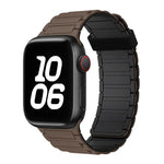 Magnetisches Silikon-Uhrenarmband mit drei Perlen, passend für Apple Watch Series 5 (44 mm)