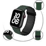 Magnetisches Silikon-Uhrenarmband mit drei Perlen, passend für Apple Watch Series 5 (44 mm)